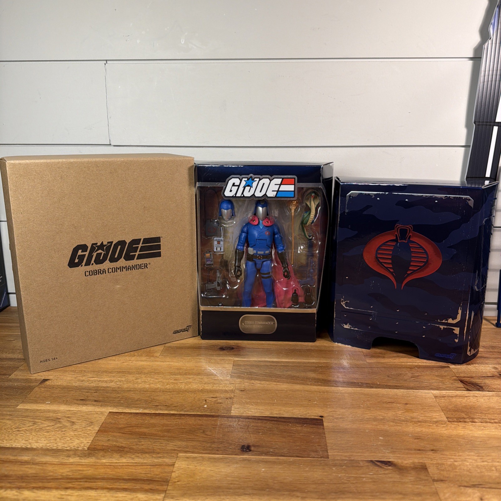 Cobra Commander GI Joe Super7 Ultimates 7" Action Figure New Ships Fast!