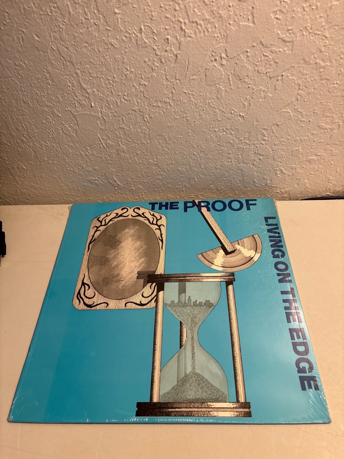 THE PROOF LIVING ON THE EDGE LP VINYL ALBUM NEW SEALED 1986 HOTFUDGE HF019 NOS