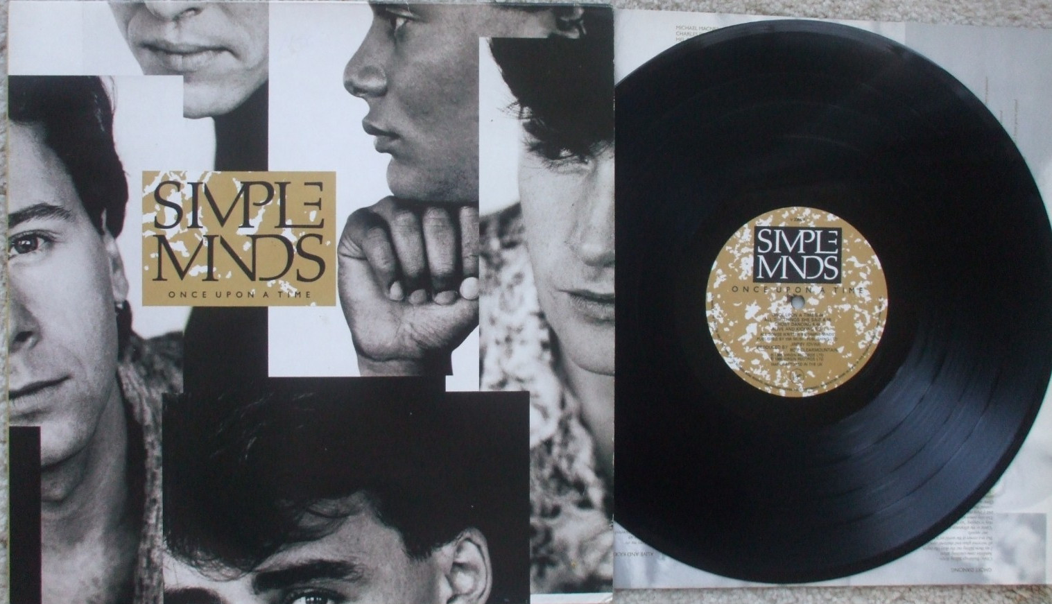 Simple Minds - Once Upon A Time - EX- UK Vinyl LP + Inner Sleeve