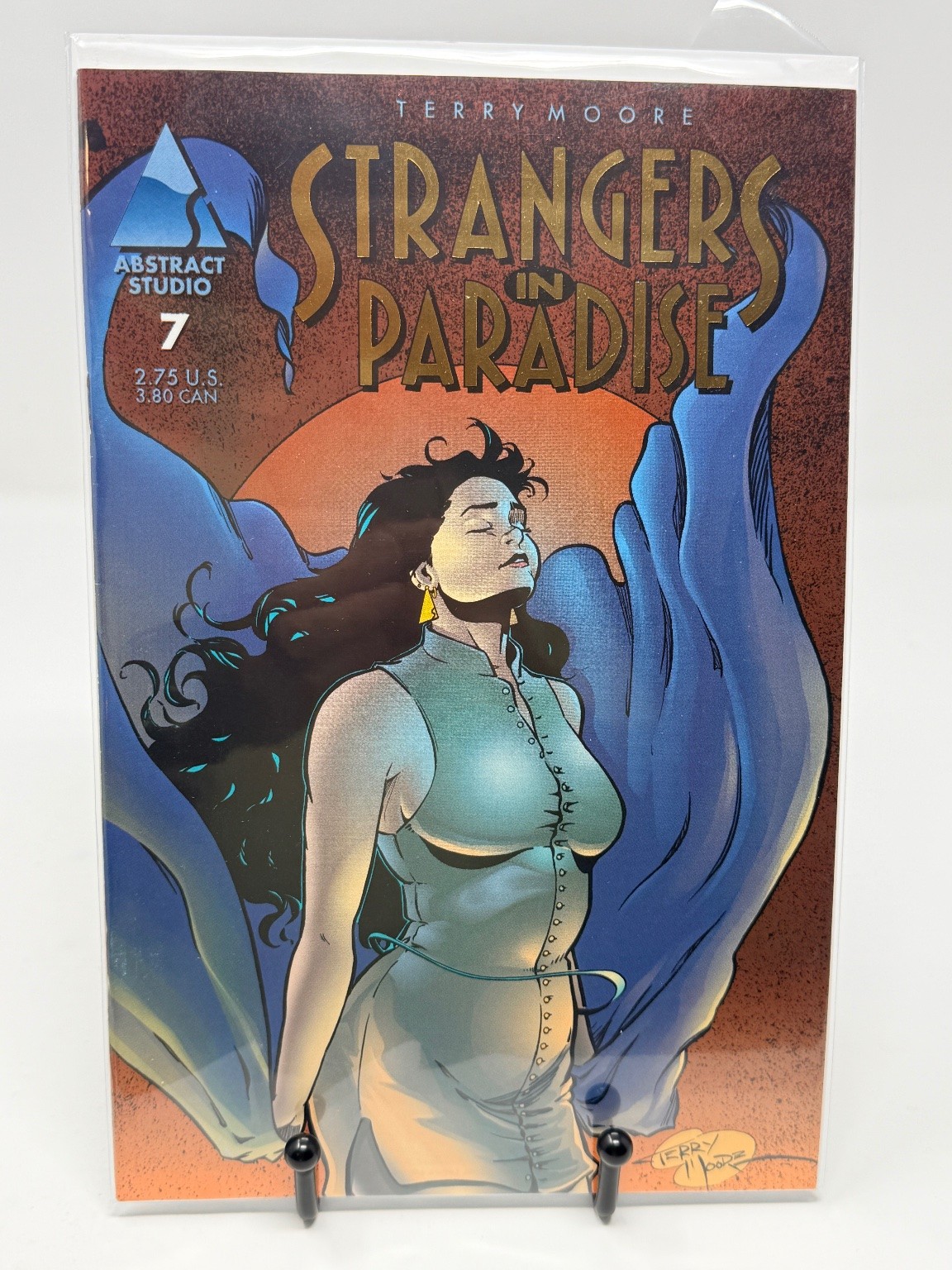 Strangers In Paradise #7 Terry Moore studio astratto fumetto Katchoo