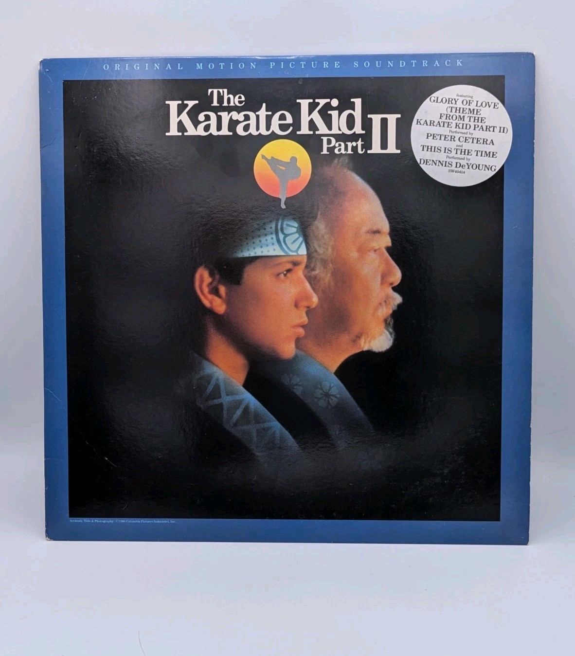 The Karate Kid II Soundtrack Vinyl Record Album LP 1986 UA SW 40414 Promo