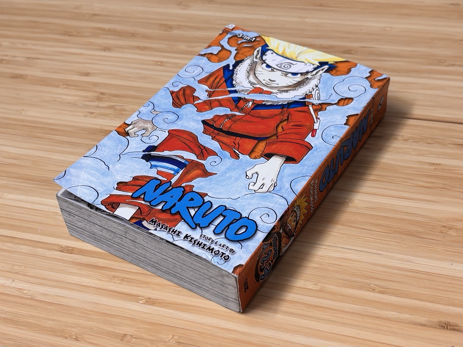 🌟 Naruto Manga Edizione 3 in 1 Vol 1 Volumi 1-2-3 Shonen Jump Omnibus