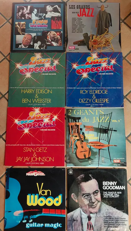 jazz collezione 8 lp perfetti 