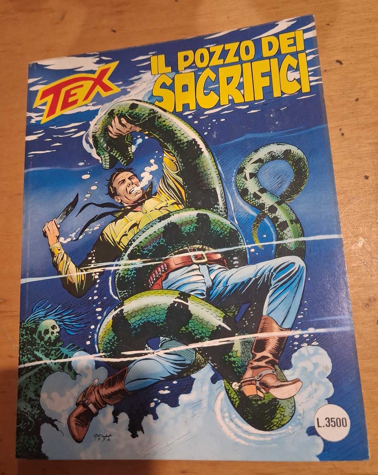 fumetto tex n.427 il pozzo dei sacrifici settembre 1999 bpnelli editore