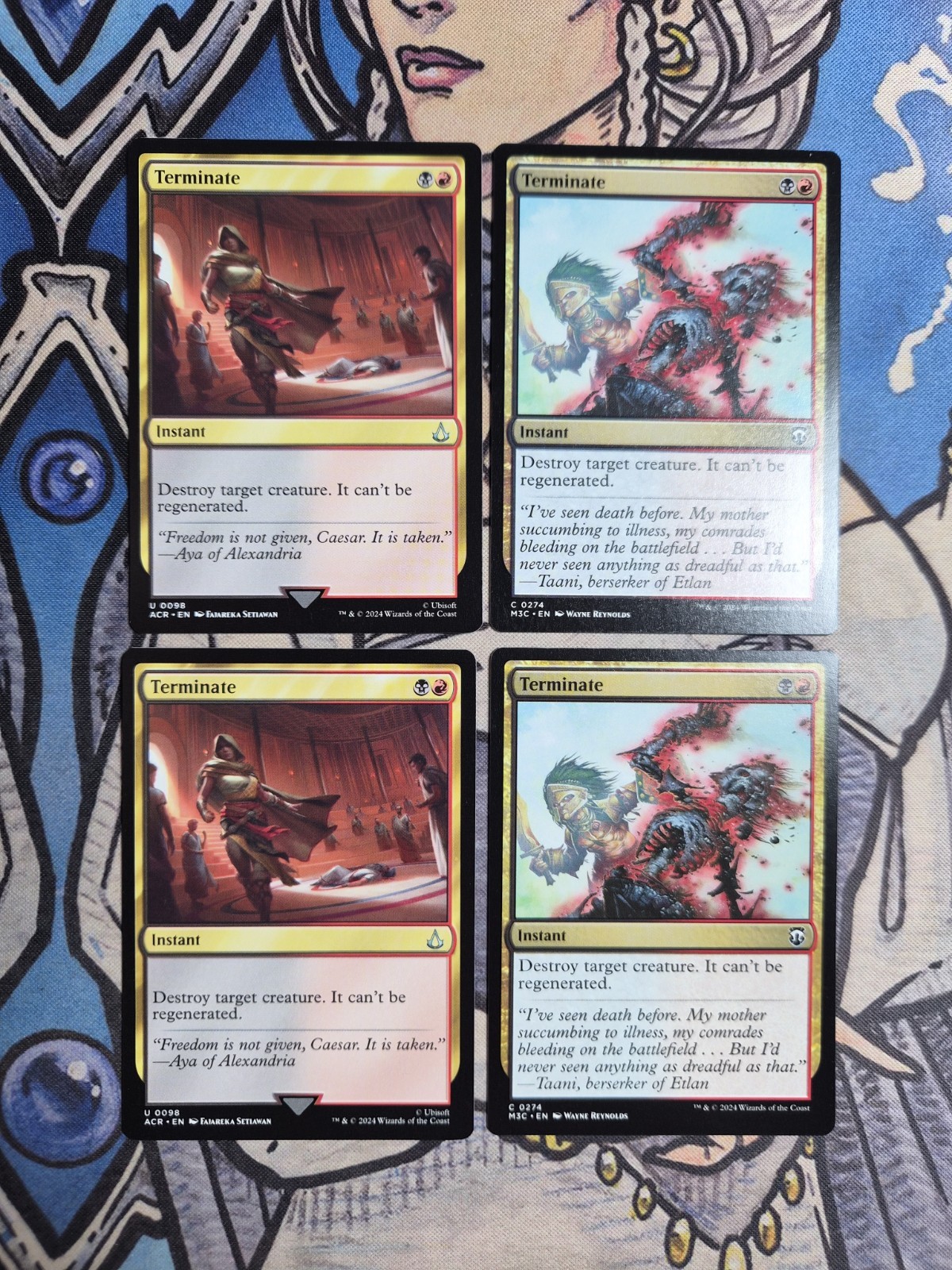 4x Terminate - NM Mixed Sets ACR M3C MTG Magic