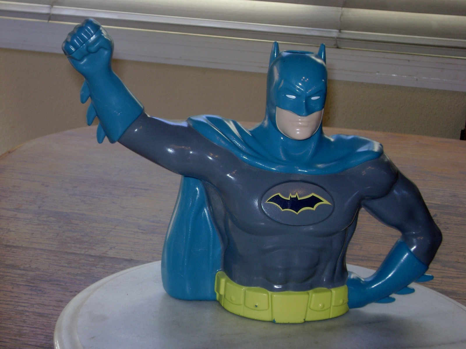 ORIGINALE BATMAN FIGURE ANNAFFIATOIO PLASTICA CAN UNICO ADAM WEST RETRO DC COMICS TV