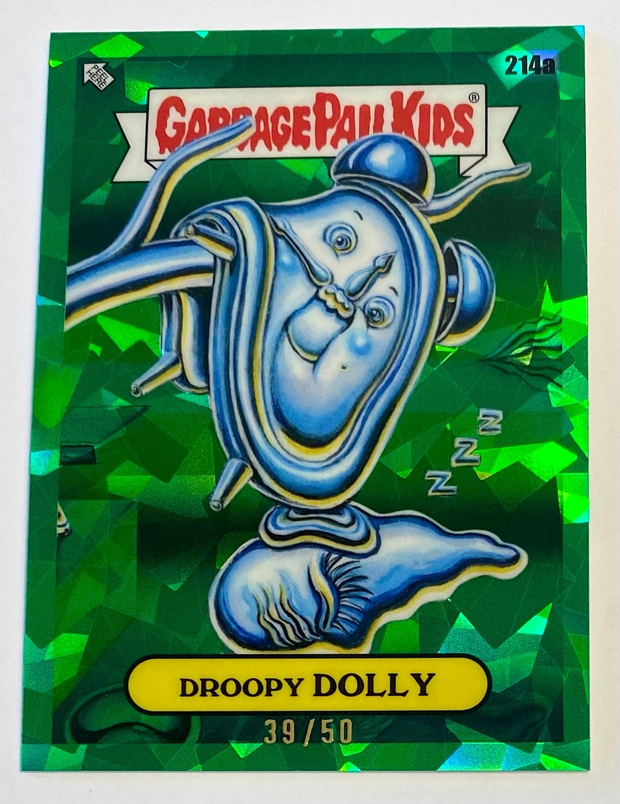 2022 Garbage Pail Sapphire Droopy Dolly 214a Green #39/50