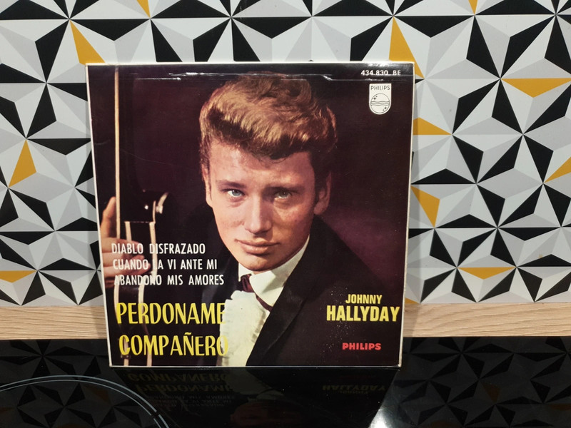 Vinyle 45T Johnny Hallyday - Perdoname companero - Espagne - 1964 - Philips 434 830 BE