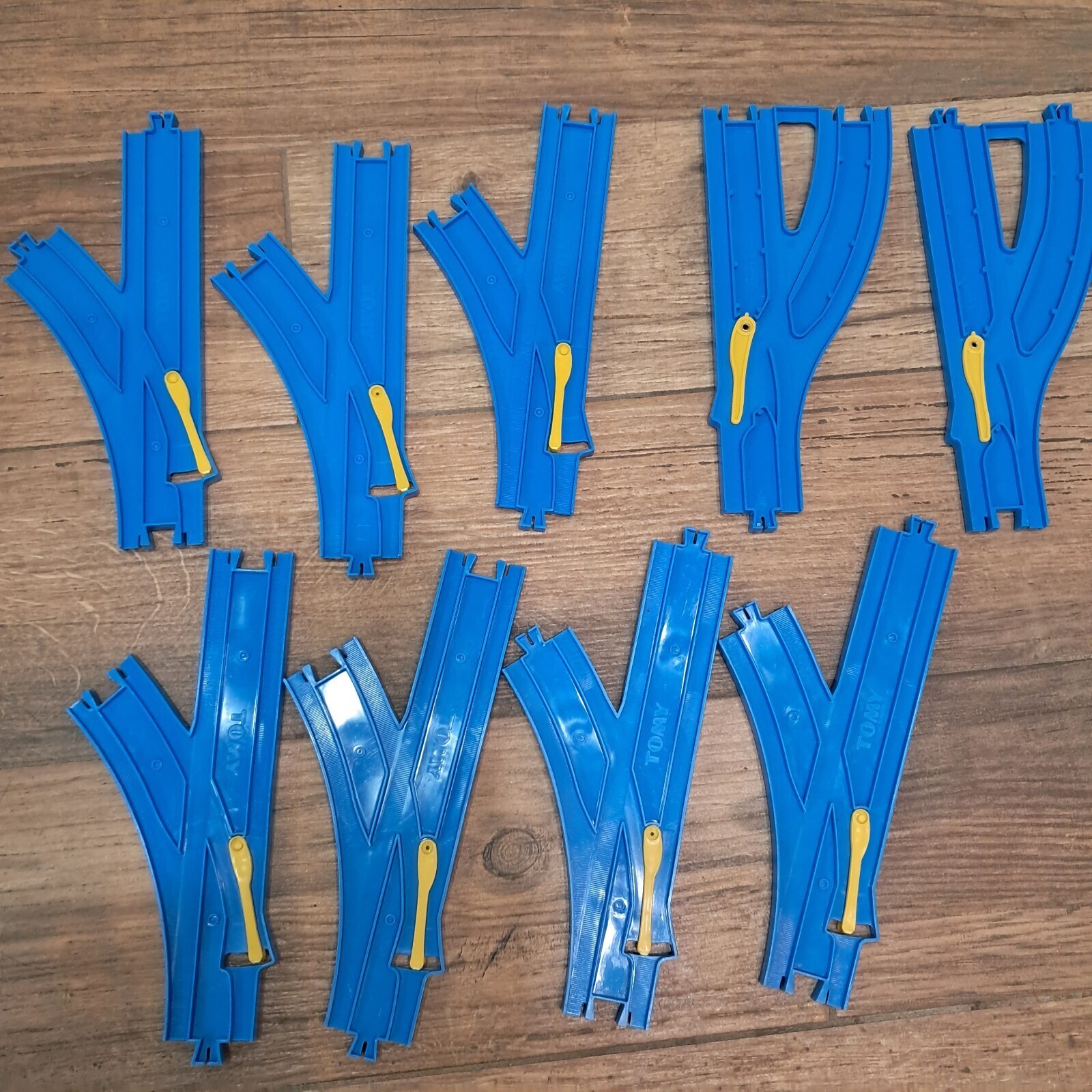 Thomas & Friends Train Switch track blue set 9 road Y&A Trackmaster Motorized