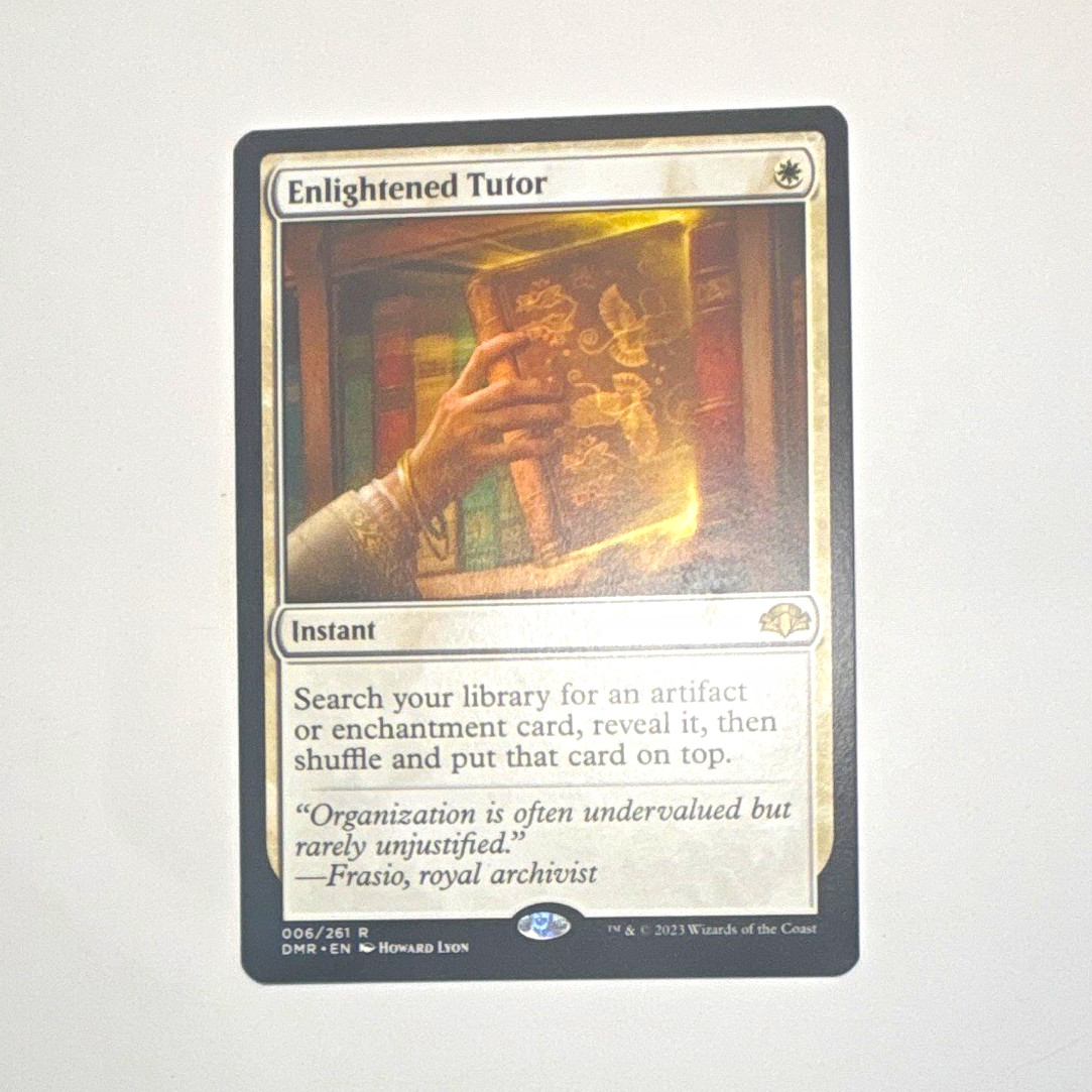 MTG Tutor Illuminato Dominaria Remastered Raro Regolare Inglese 006/261
