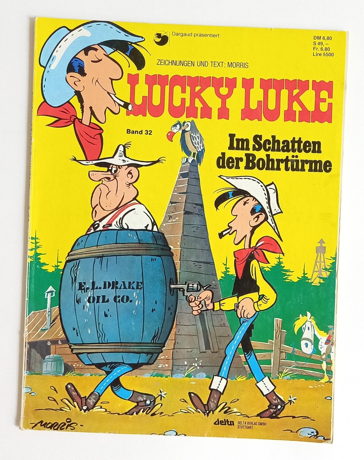 Lucky Luke Volume 32 - All'ombra delle torri di trivellazione - Fumetto - Vintage