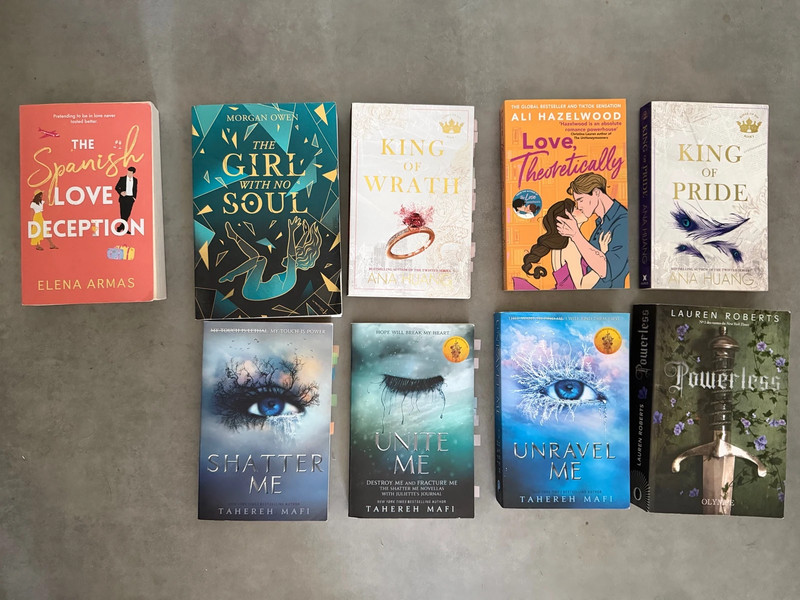Lot de livres romance