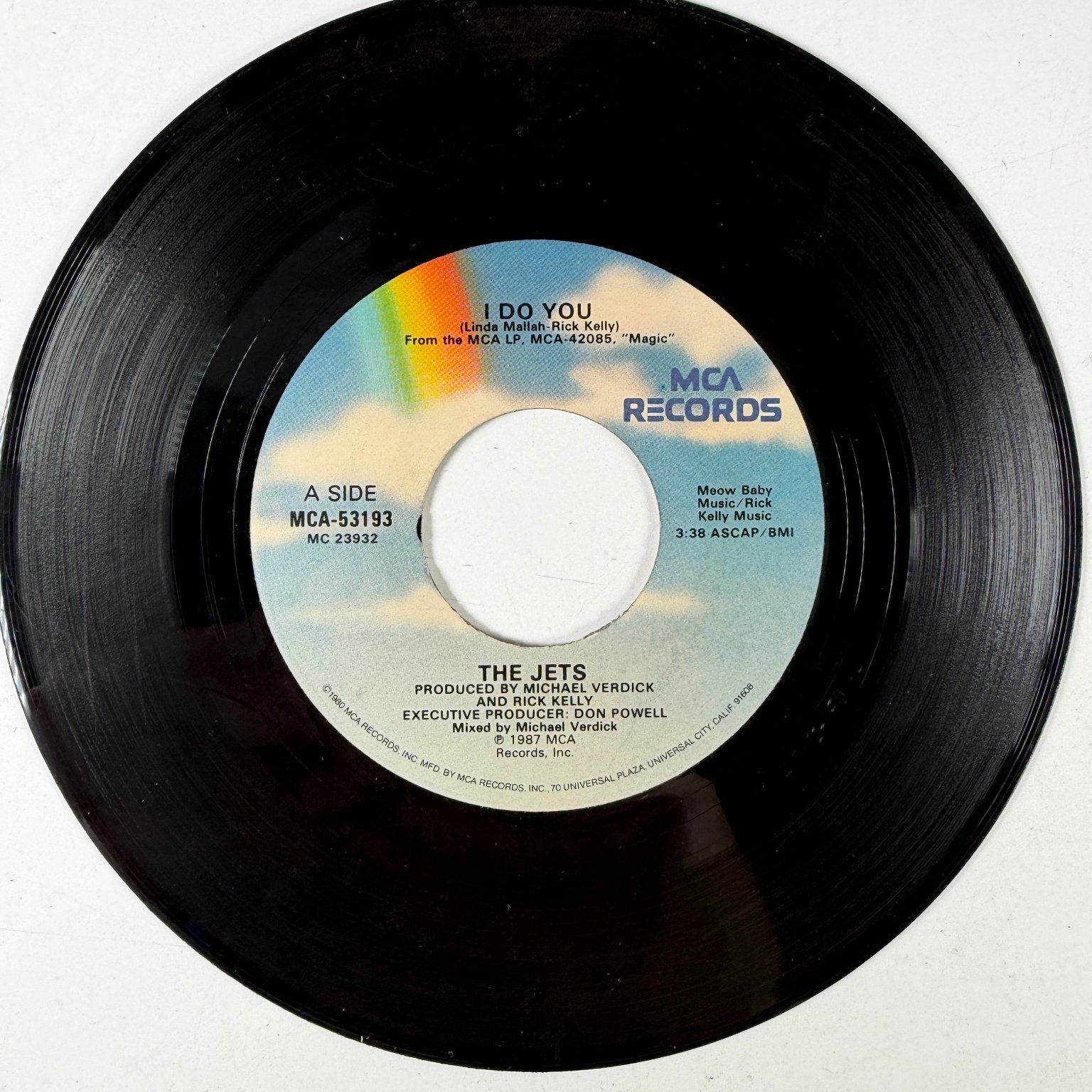 The Jets – I Do You 7" Single Record 1987 MCA R&B Pop 45 RPM