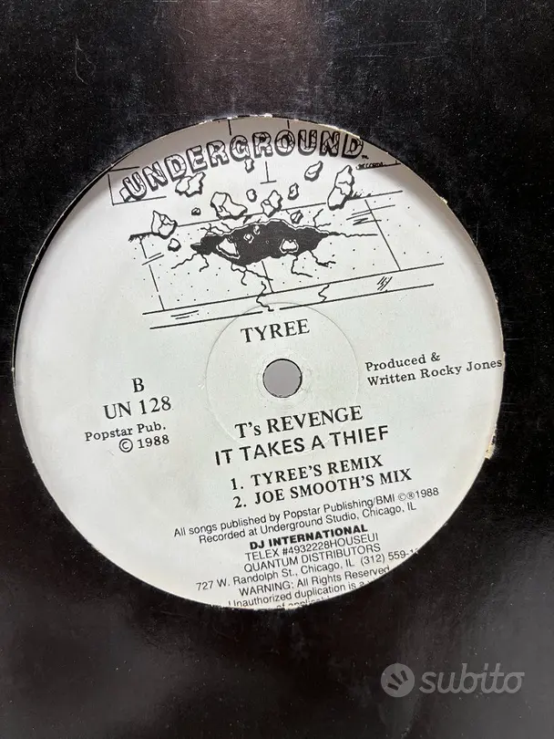 Tyree - T's Revenge It Takes A Thief 1988