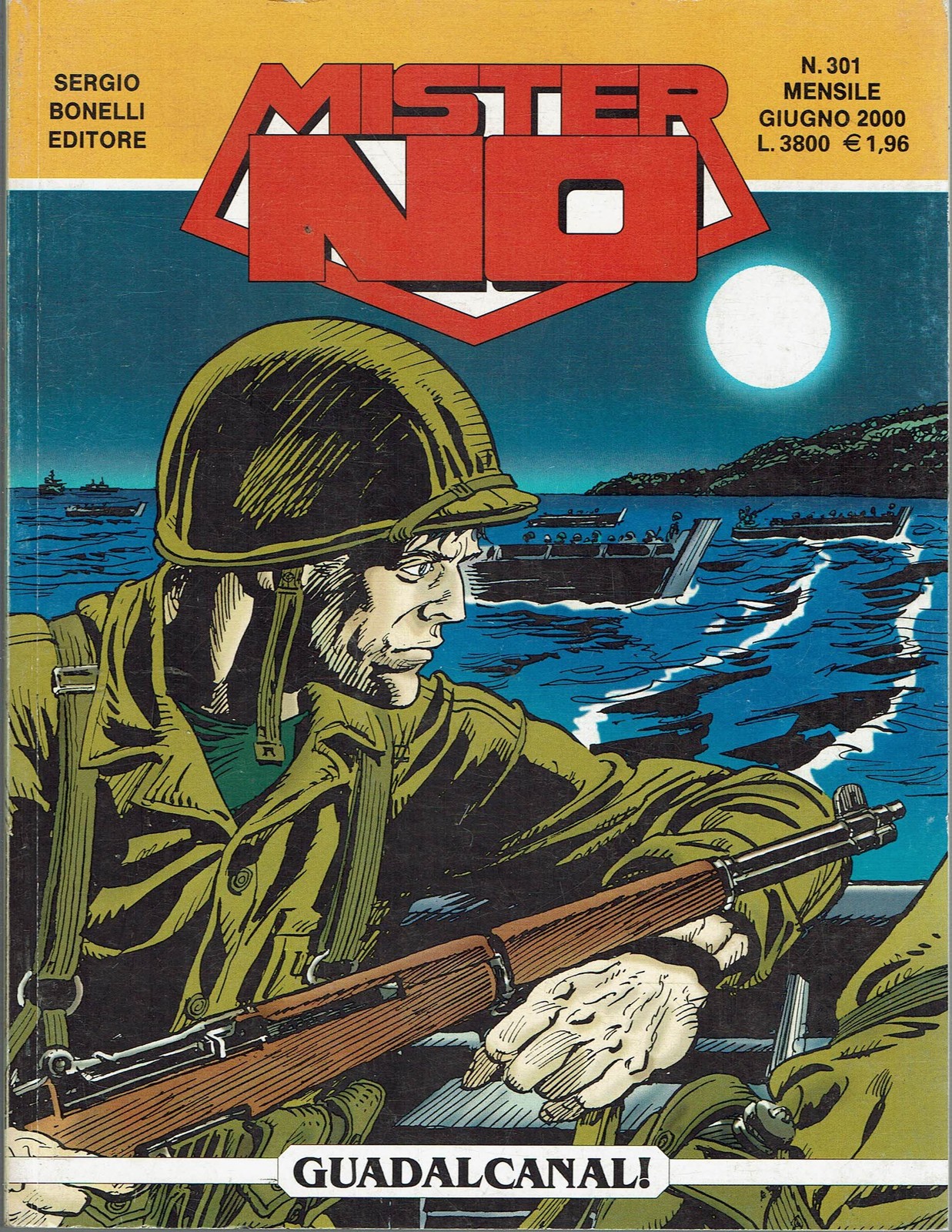 Mister No n.301 guadalcanal! di Diso ed. Bonelli