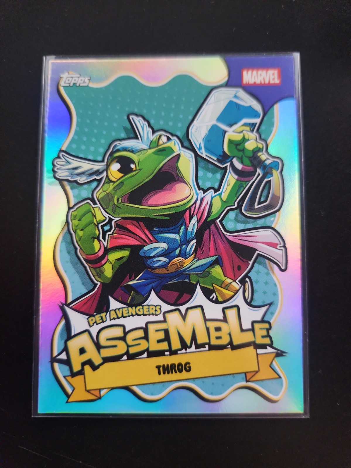 2026 Topps Marvel Neon Pet Avengers Assemble #PAA-3 Throg