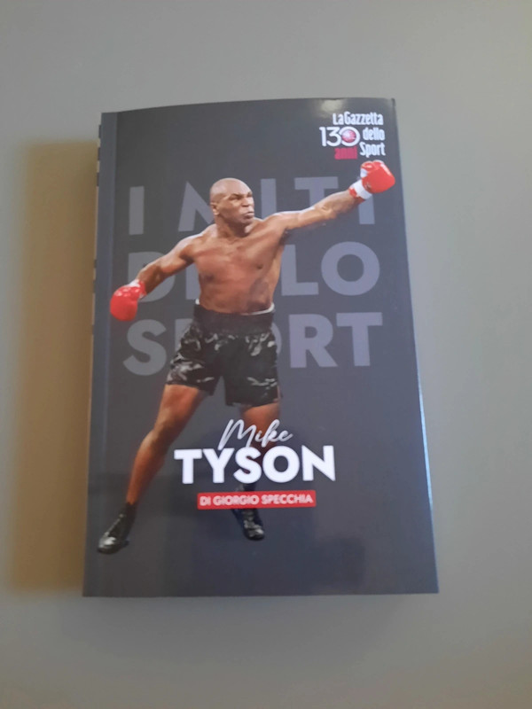 Volumetto "I Miti dello Sport" della Gazzetta dedicato a Mike Tyson