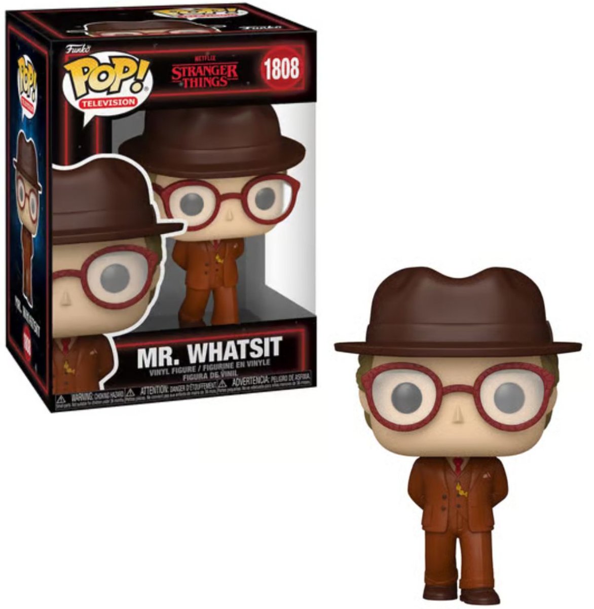 🎬 FUNKO MR. WHATSIT FUNKO POP 1808 STRANGER THINGS 🔹NUOVO CON SCATOLA ROVINATA
