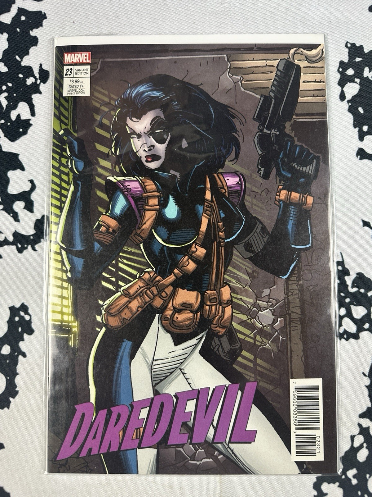 Daredevil Vol 5 Numero #23B Variante Jim Lee X-Men Trading Card Cover 2017 Marvel