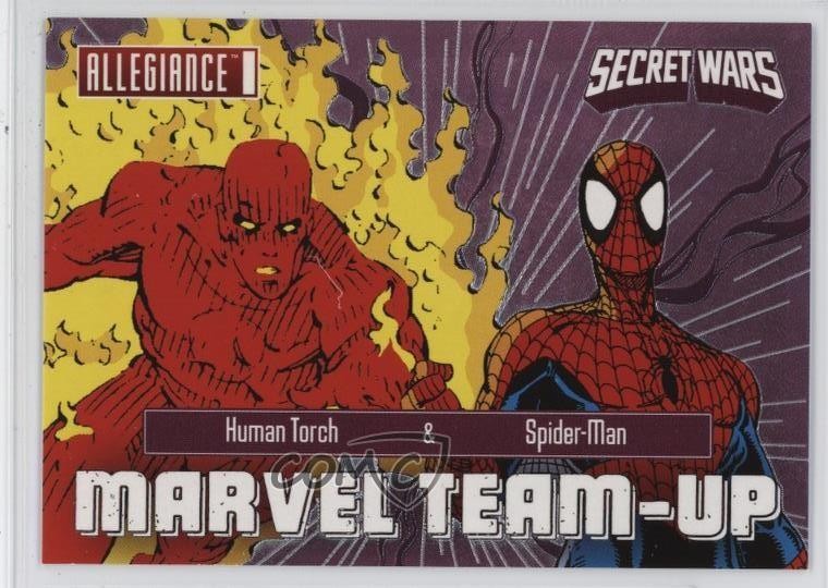 2024 Allegiance: Marvel Secret Wars 1984 Team-Up Human Torch & Spider-Man 08qv