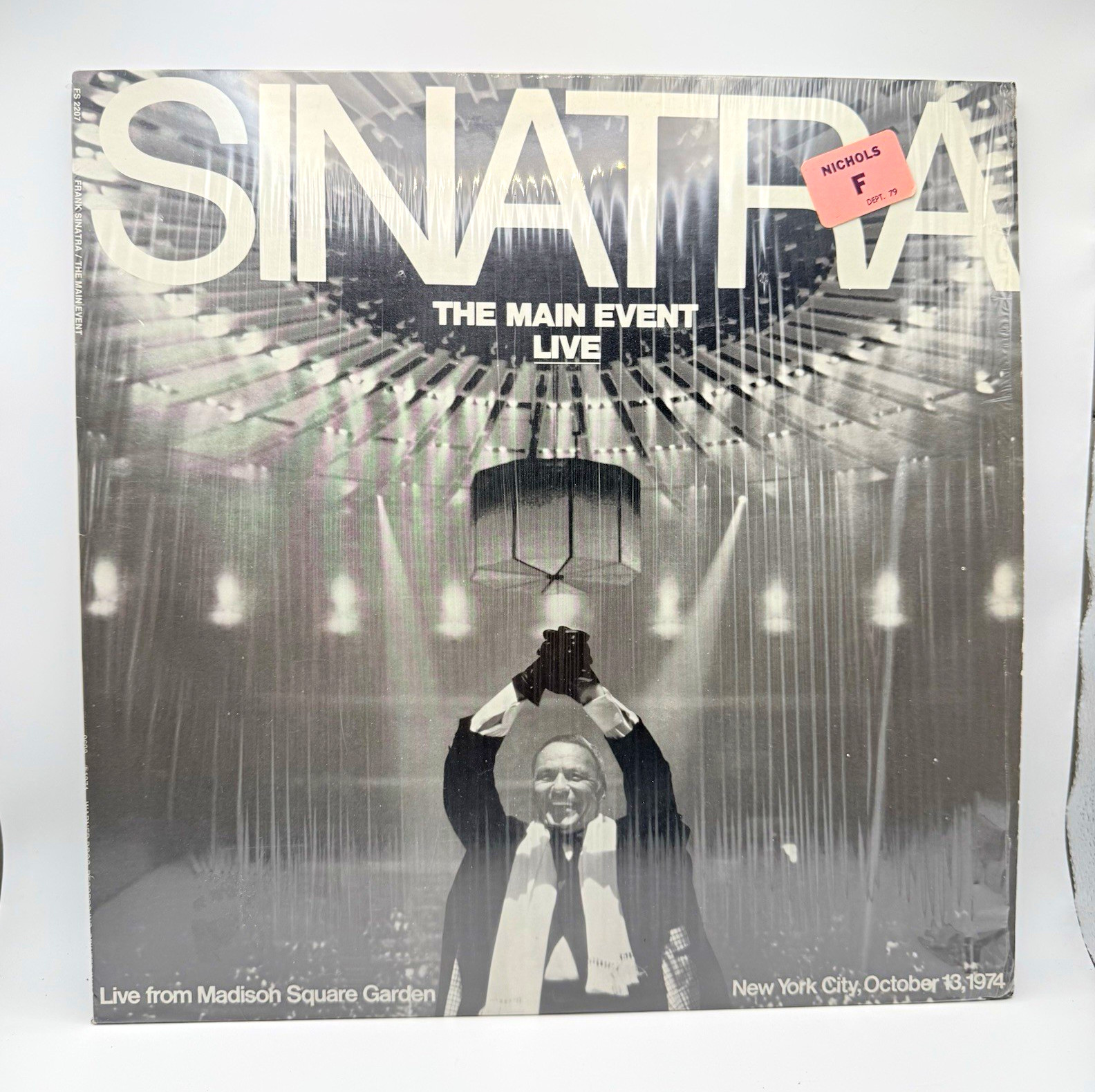 Frank Sinatra The Main Event Live 12" Vinyl LP 33 RPM Reprise 1974 FS 2207