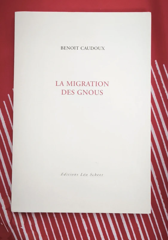 La migration des gnous – 2004 Benoît Caudoux Éditions Léo Scheer