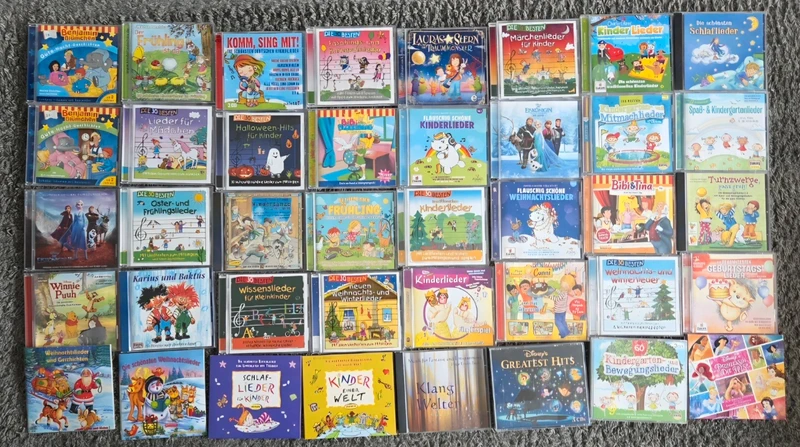 Große CD-Sammlung für Kinder | Kinderlieder, Hörspiele & Disney