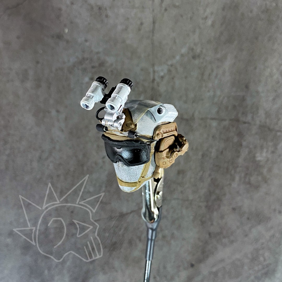 Accessorio action figure personalizzato scultura testa fantasma Sierra scala 1/12 - SA03