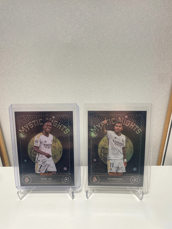 2024 Topps Merlin Mystic Nights Real Madrid Vini Jr / Rodrygo