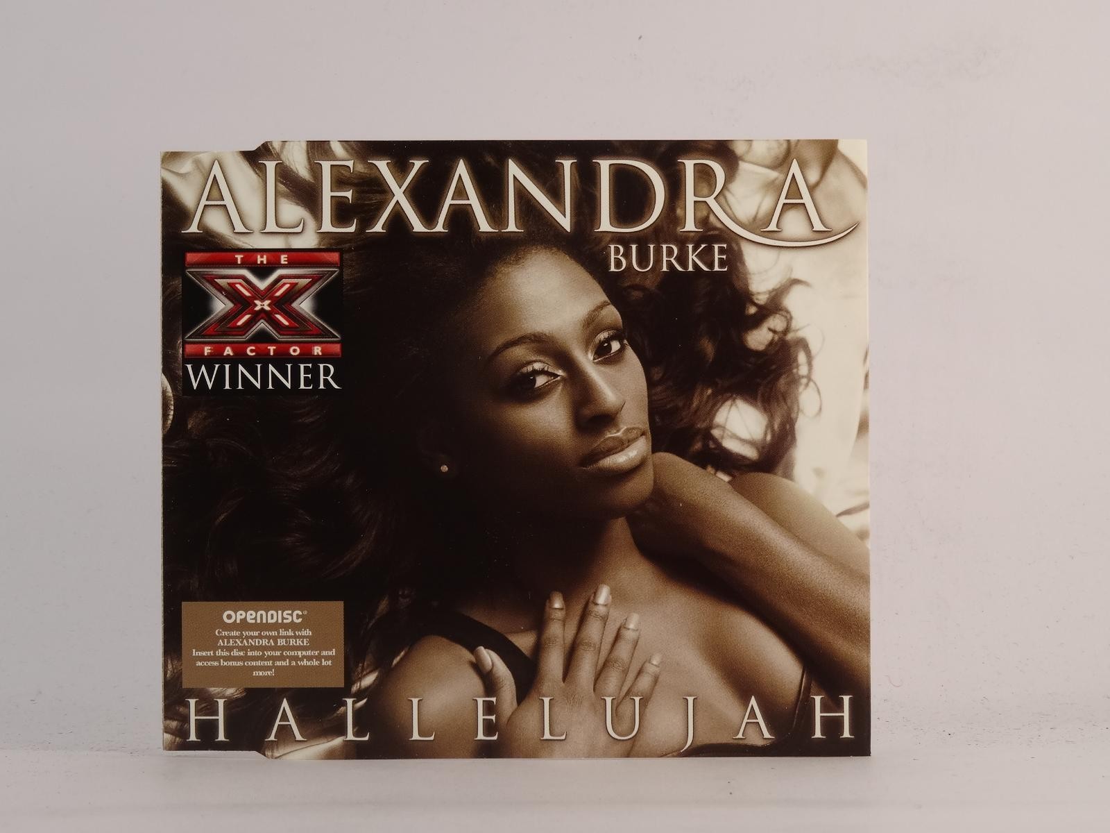 ALEXANDRA BURKE HALLELUJAH (J7) 3 Track CD Single plus Picture Sleeve SONY