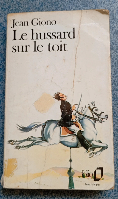 Livre le hussard sur le toit de jean Giono..édition Folio