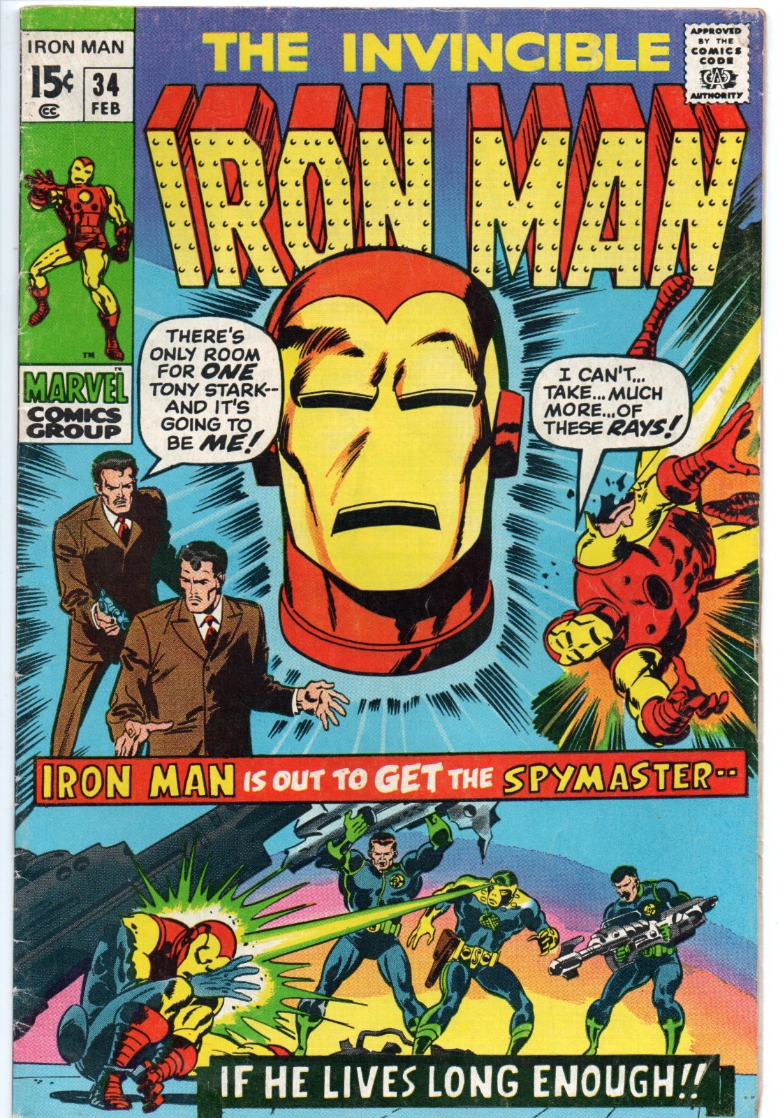 Iron Man #34-213 + Annuale 8 SCELTA di numeri Volume 1 Marvel 1968