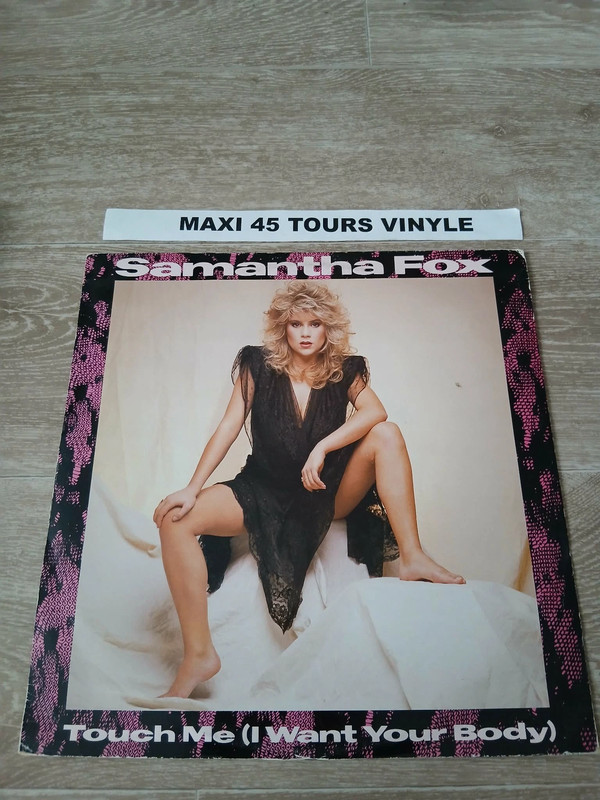 Samantha fox : Touch me (Extended version) 1986 Uk 12" Maxi 45 Tours Vinyle
