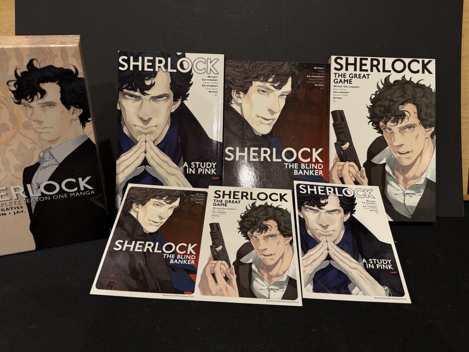 Sherlock Completo Stagione Uno Manga Box Set + 3 Carte Arte Titan Comics
