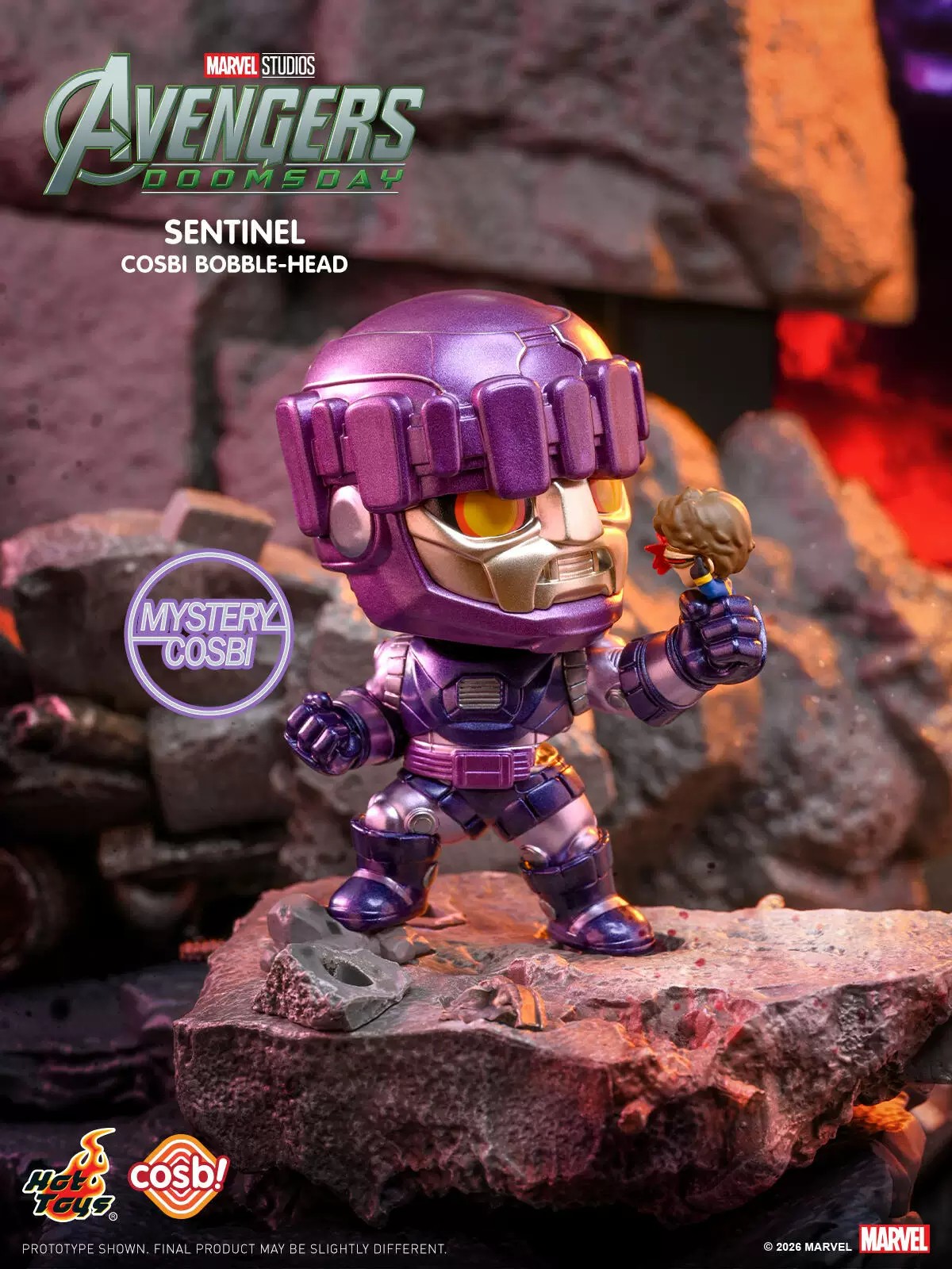 Hot Toys Marvel Avengers: Doomsday Sentinels Cosbi Bobble-Head regalo da collezione