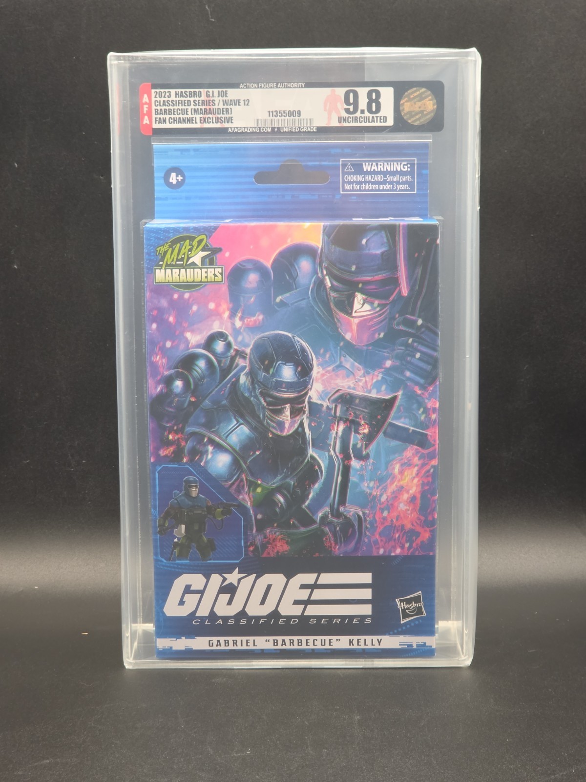 G.I. Joe Classified Mad Marauders Gabriel “Barbecue” Kelly (#58) AFA U9.8 Mint