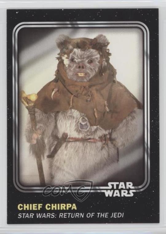 2016 Topps Star Wars Card Trader Physical Cards Chief Chirpa #18 2k3