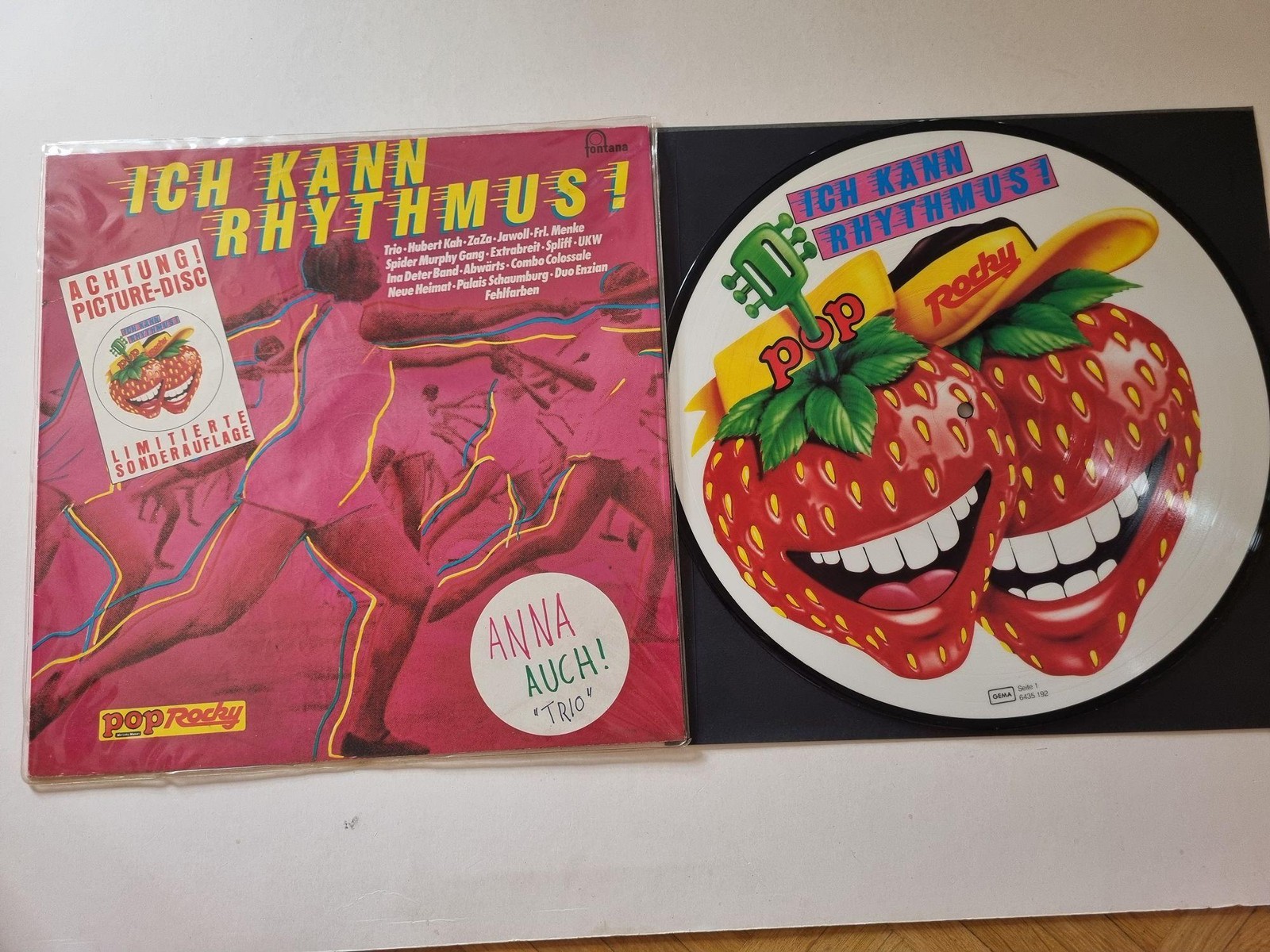 Various - Ich Kann Rhythmus! Vinyl LP Germany NDW PICTURE DISC