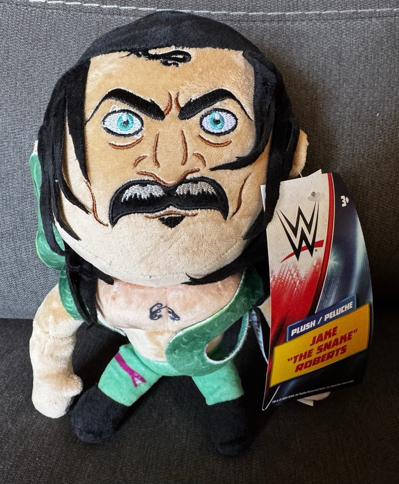 Peluche WWE Jake "The Snake" Roberts 9" nuovo con etichette