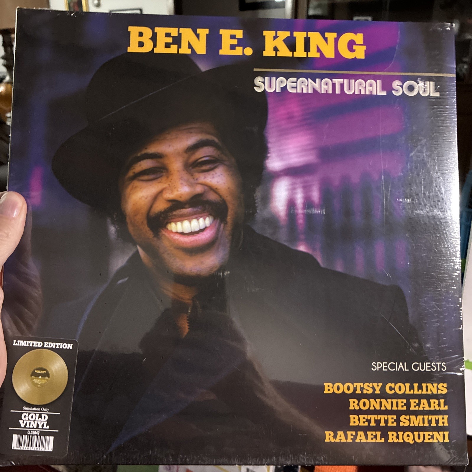 *NEW SEALED-Ben E. King-Supernatural Soul, Limited Edition ￼Gold Vinyl