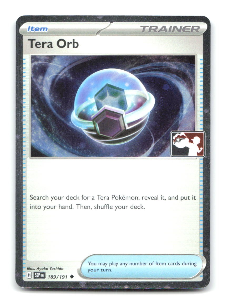 Tera Orb 189/191 Holo Uncommon Prize Pack Series Cards Pokemon Near Mint