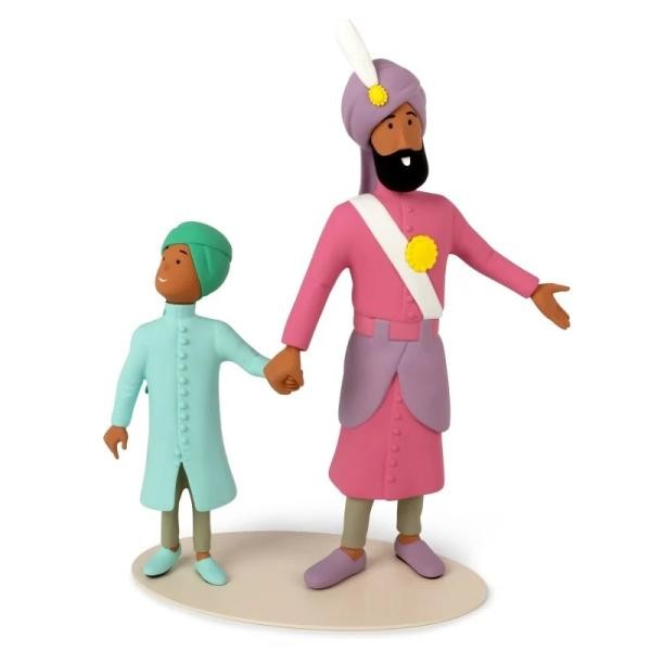 TINTIN IMAGINATIO Tintin  Maharaja And His Son Statuette (9.84") 2023