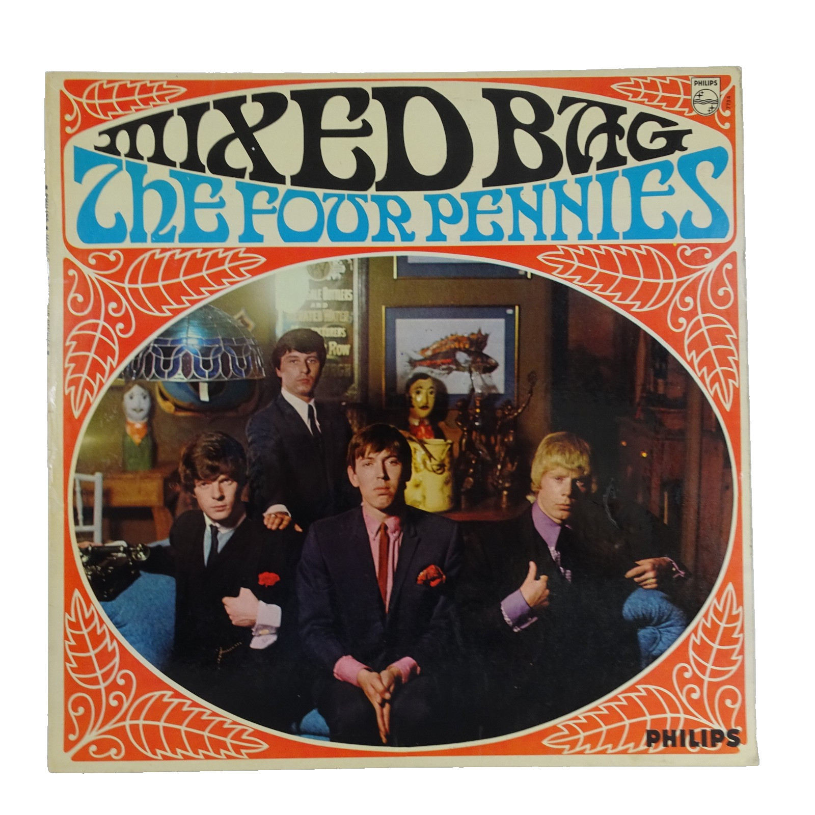 THE FOUR PENNIES mixed bag PHILIPS LP Mono BL 7734 1966 Beat Pop VG/VG+