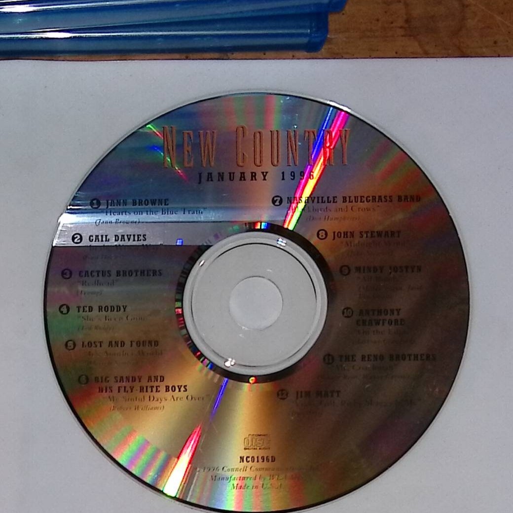 Various Artists New Country January 1996 CD Tested and Works