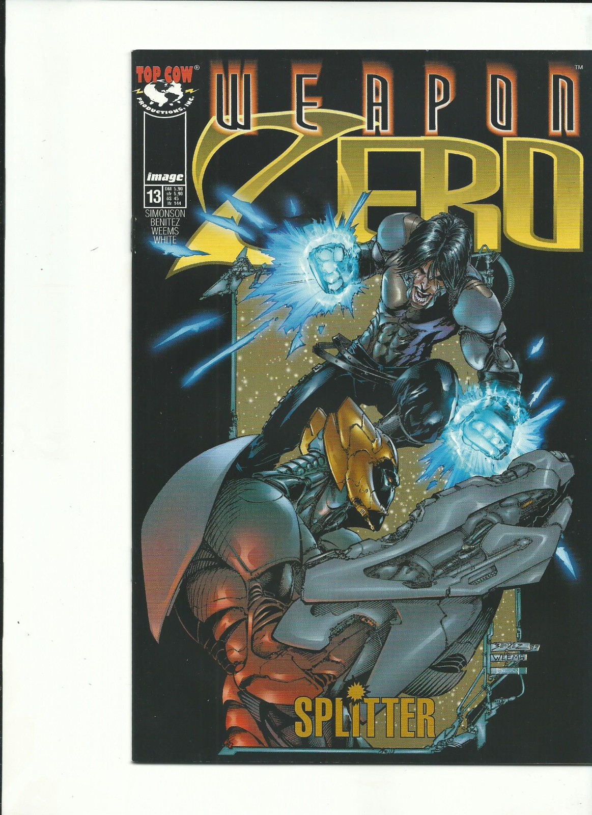 Simonson, Benitez, Tan, Weems: Weapon Zero # 13 (edizione stampa - splitter***top