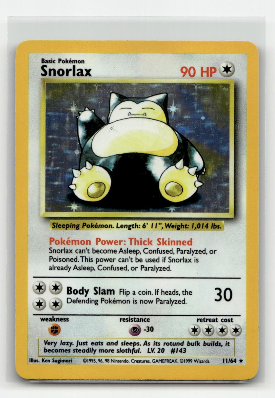 Snorlax 11/64 Jungle Holo