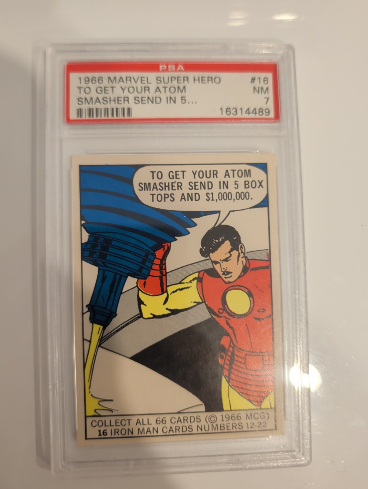 1966 Marvel Super Hero Iron Man # 16 PSA 7 quasi come nuovo
