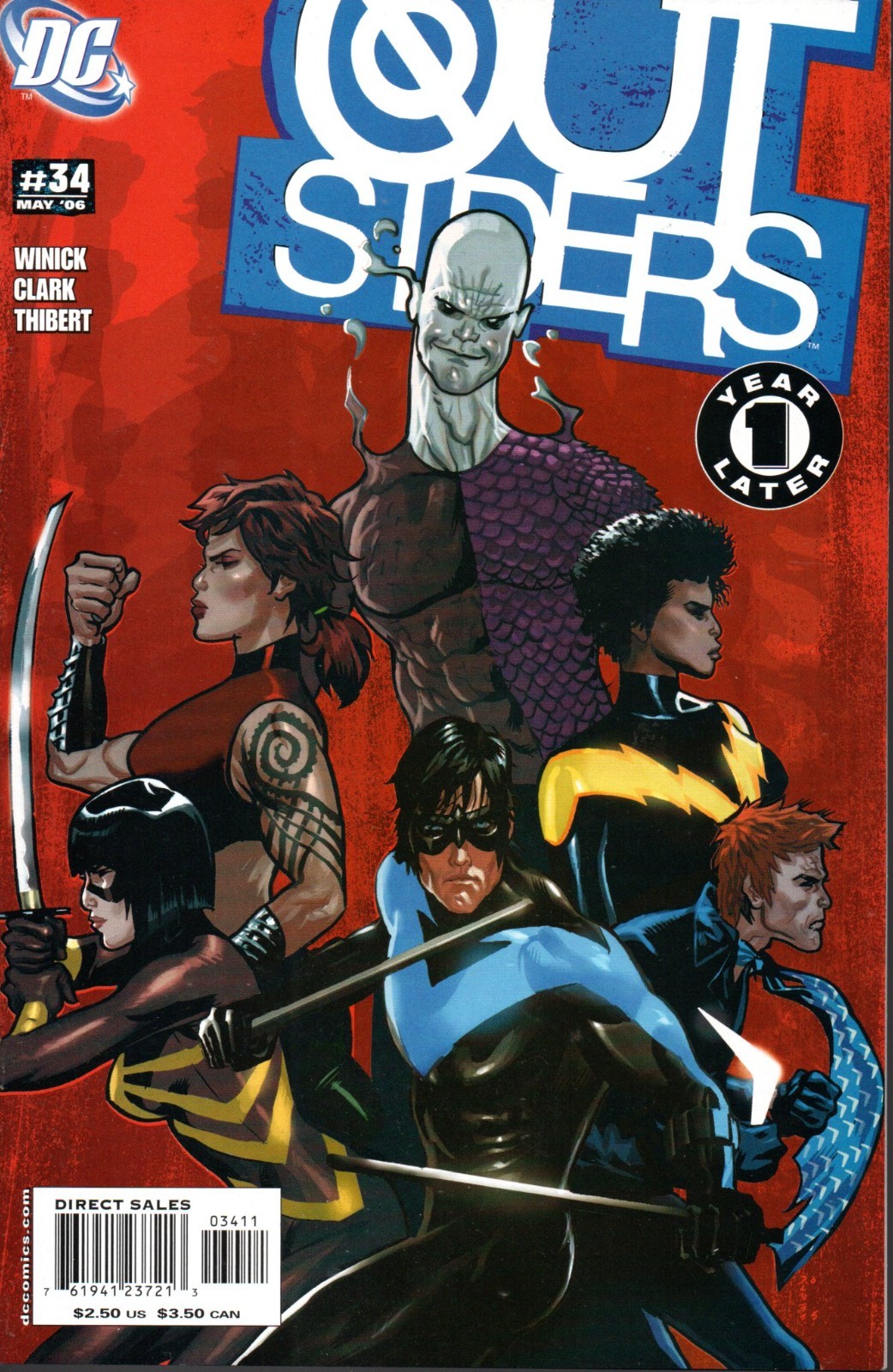 !!!DC COMICS OUTSIDERS #34 (2006) 1ST PRINT NM !!!