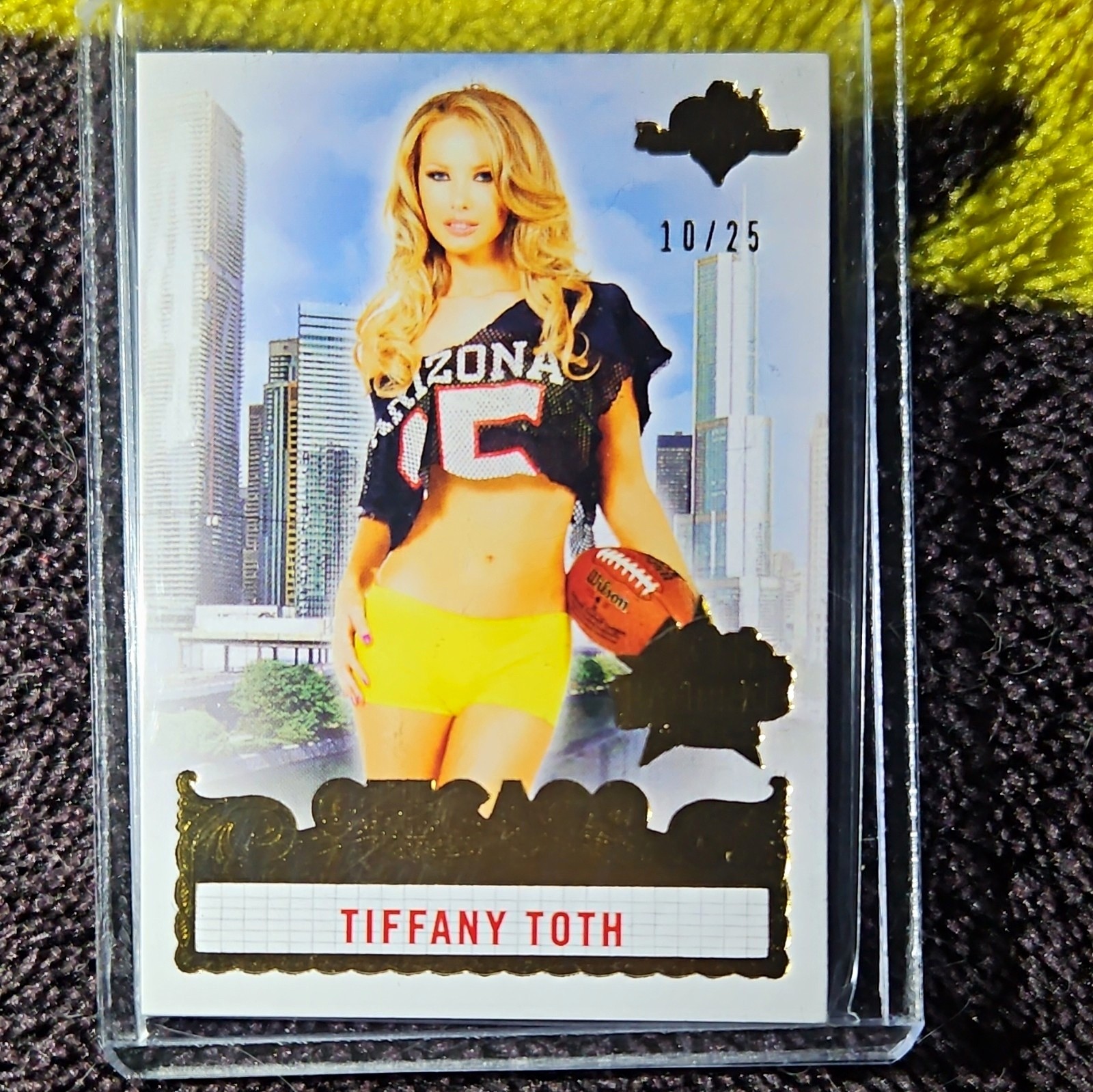 Scaldamuscoli 40° Nazionale 2019 Chicago Tiffany Toth #52 Numero di serie 10/25