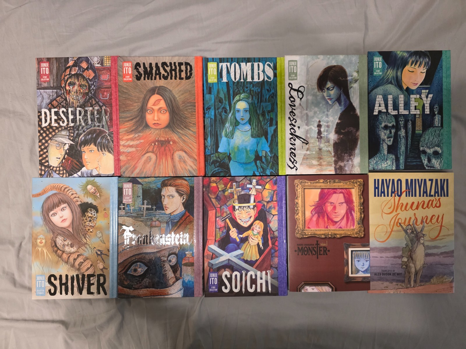 Junji Ito Manga Collezione Deserter Tombs Alley Shuna's Journey Monster vol 1